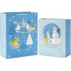 imageHallmark 13quot Large Star Wars Gift Bag with Tissue Paper Baby Yoda The Child The Mandalorian for Christmas Birthdays Baby Showers Halloween May the 4thChristmas Gift Bags 2count