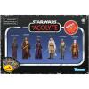 imageSTAR WARS Retro Collection The Acolyte Multipack 375 Inch Collectible Action Figure 6Pack