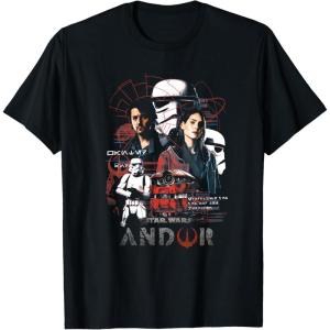 imageStar Wars Andor Character Collage Poster TShirtBlack