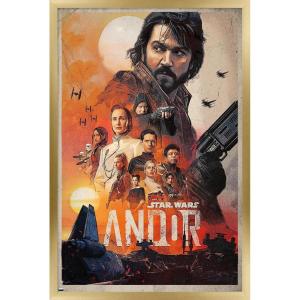 imageTrends International Star Wars Andor  One Sheet Wall Poster 22375quot x 34quot Premium Unframed VersionGold Framed Version
