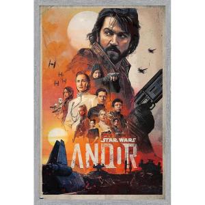 imageTrends International Star Wars Andor  One Sheet Wall Poster 22375quot x 34quot Premium Unframed VersionGray Framed Version