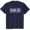 imageStar Wars Andor Cassian Panel Portrait TShirtNavy Blue