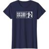 imageStar Wars Andor Cassian Panel Portrait TShirtNavy Blue