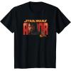 imageStar Wars Andor Cassian Photo Text Fill TShirtBlack