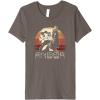imageStar Wars Andor Cassian and Stormtrooper Sunset Premium TShirtAsphalt Grey
