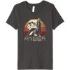 imageStar Wars Andor Cassian and Stormtrooper Sunset Premium TShirtDark Heather Grey