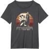 imageStar Wars Andor Cassian and Stormtrooper Sunset TShirtDark Heather Grey
