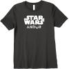 imageStar Wars Andor Centered Text Logo Symbol Premium TShirtDark Heather Grey