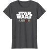 imageStar Wars Andor Centered Text Logo Symbol V3 TShirtDark Heather Grey
