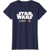 imageStar Wars Andor Centered Text Logo Symbol V3 TShirtNavy Blue