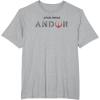 imageStar Wars Andor Distressed Text Logo TShirtHeather Grey