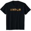 imageStar Wars Andor Glitch Text Logo TShirtBlack