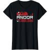 imageStar Wars Andor Rebel Glare Cassian Eyes Panel TShirtBlack