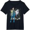 imageStar Wars Andor Rebel Glitch Poster TShirtBlack