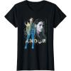 imageStar Wars Andor Rebel Glitch Poster TShirtBlack