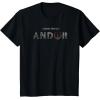 imageStar Wars Andor Ruins Text Logo TShirtBlack