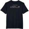 imageStar Wars Andor Ruins Text Logo TShirtBlack