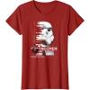 imageStar Wars Andor Stormtrooper Profile TShirtCranberry Red