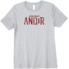 imageStar Wars Andor Worn Text Logo Premium TShirtHeather Grey