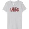 imageStar Wars Andor Worn Text Logo Premium TShirtHeather Grey