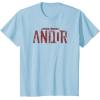 imageStar Wars Andor Worn Text Logo TShirtBaby Blue