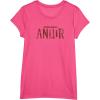 imageStar Wars Andor Worn Text Logo TShirtPink Heather