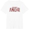 imageStar Wars Andor Worn Text Logo TShirtWhite
