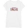imageStar Wars Andor Worn Text Logo TShirtWhite