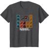 imageStar Wars High Republic Nihil Periodic Table TShirtDark Heather Grey
