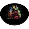 imageStar Wars The Acolyte Disney Retro Color Block Characters PopSockets Standard PopGripStandard
