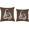 imageStar Wars The Acolyte Master Kelnacca the Wookiee Jedi Throw Pillow18x18