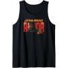 imageStar Wars Andor Cassian Photo Text Fill Tank TopBlack