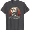 imageStar Wars Andor Cassian and Stormtrooper Sunset TShirtDark Heather Grey