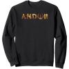 imageStar Wars Andor Glitch Text Logo SweatshirtBlack