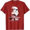 imageStar Wars Andor Stormtrooper Profile TShirtCranberry Red