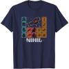 imageStar Wars High Republic Nihil Periodic Table TShirtNavy Blue