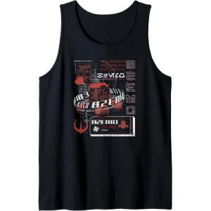 imageStar Wars Andor B2EMO Droid Cyber Poster Tank TopBlack