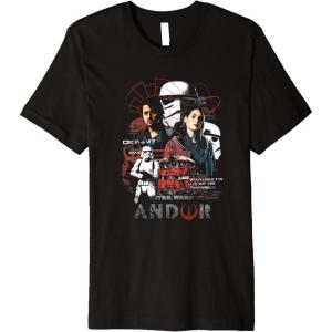 imageStar Wars Andor Character Collage Poster Premium TShirtBlack