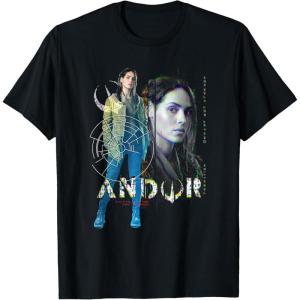 imageStar Wars Andor Rebel Glitch Poster TShirtBlack