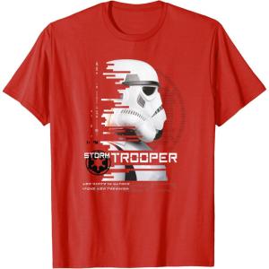 imageStar Wars Andor Stormtrooper Profile TShirtRed