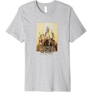 imageStar Wars High Republic Group Poster Premium TShirtHeather Grey