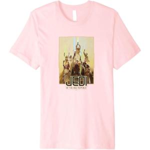 imageStar Wars High Republic Group Poster Premium TShirtPink