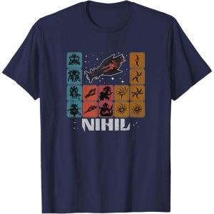 imageStar Wars High Republic Nihil Periodic Table TShirtNavy Blue