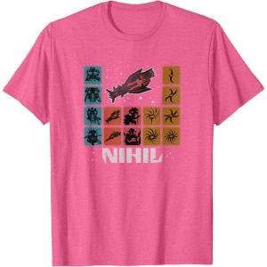 imageStar Wars High Republic Nihil Periodic Table TShirtPink Heather