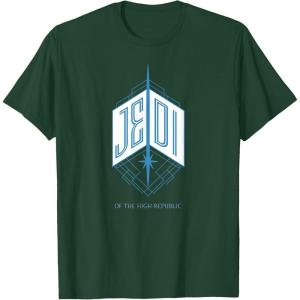 imageStar Wars The High Republic Jedi Emblem TShirtDark Green