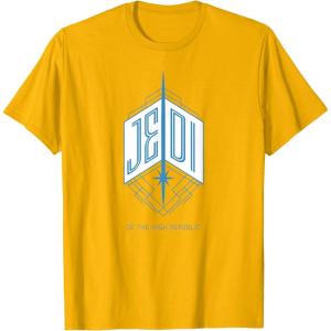imageStar Wars The High Republic Jedi Emblem TShirtGolden Yellow