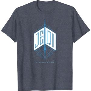 imageStar Wars The High Republic Jedi Emblem TShirtHeather Blue