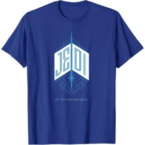 imageStar Wars The High Republic Jedi Emblem TShirtRoyal Blue
