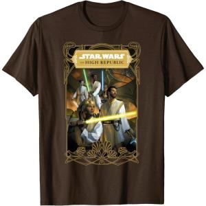 imageStar Wars The High Republic The Fallen Star Cover Art TShirtBrown