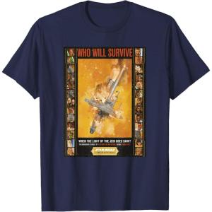imageStar Wars The High Republic Who Will Survive Poster TShirtNavy Blue